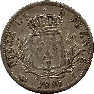 5 francs 1814